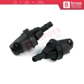 Fiat Doblo MK1 119 223 2000-2021 46818055 için 2 Adet Arka Cam Su Fıskiye Memesi - 4