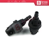 Fiat Doblo MK1 119 223 2000-2021 46818055 için 2 Adet Arka Cam Su Fıskiye Memesi - 5