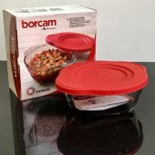 Paşabahçe 59123 Kırmızı Kapaklı Borcam 1450 cc 25 cm - 1