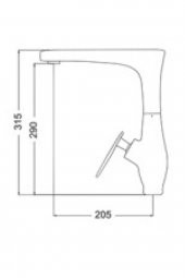 Gms Pera Mix Beyaz-Altın Eviye Mutfak Bataryası PRA102 thumbnail 2