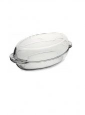 Paşabahçe 59032 Oval Kapaklı Borcam Tencere 1800 cc - 3