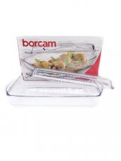 Paşabahçe 59009 Kapaklı Dikdörtgen Fırın Kabı 33.6X19 cm  - 2