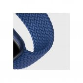 Apple Watch 38mm Small (14 cm Uzunluk) Örgü Solo Loop Koruma Kayış Kordon - 9