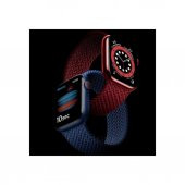 Apple Watch 38mm Small (14 cm Uzunluk) Örgü Solo Loop Koruma Kayış Kordon - 11