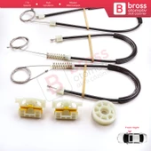 Renault Laguna MK3 2007-2015 5-Kapı 807000002R İçin Elektrikli Ön Sağ Cam Kriko Tamir Seti - 3