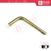 VW Transporter T4 Caravelle 1990-2003 için Arka Sürgülü Kapı Üst Makarası 701843436A - 1