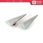 Renault İçin Beyaz Sağ Sol Yan Çamurluk Sinyali 8200027150 7151 - 5