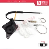 VW New Beetle Cabrio Convertible 2003-2010 1Y0898292 İçin Elektrikli Arka Sağ Cam Kriko Tamir Seti thumbnail 5