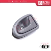 Renault Clio Trafic Master 2 Scenic Megane Logan 1 Movano A  Daily İçin Gri Sağ Kapı Kolu TELLİ Tip - 3