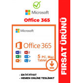 Office 365 Lisans Hesabı – 5 PC/Mac + 5 Tablet (IOS ve Android) - 1