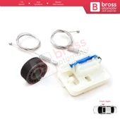 Fiat Egea MK1 356 357 2015-On 4/5 Kapı 52072856 İçin Elektrikli Ön Sağ Cam Kriko Tamir Seti thumbnail 5