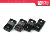 BMW E39 E381 İçin 4 Adet Pencere Düğmesi Kapağı 61316904309 - 3