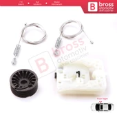 Fiat Egea MK1 356 357 2015-On 4/5 Kapı 52072856 İçin Elektrikli Ön Sağ Cam Kriko Tamir Seti thumbnail 2