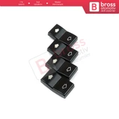 BMW E39 E381 İçin 4 Adet Pencere Düğmesi Kapağı 61316904309 - 4