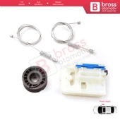 Fiat Egea MK1 356 357 2015-On 4/5 Kapı 52072856 İçin Elektrikli Ön Sağ Cam Kriko Tamir Seti - 3