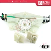 VW Touareg MK1 7L Porsche Cayenne 9PA 955 957 2002-2010 İçin Elektrikli Ön Sağ Cam Kriko Tamir Seti - 4