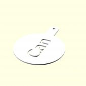 Can Kişiye İsime İsme Özel Kahve Stencil Stensıl Şablon Cafeler İçin Sevgiliye Eşe Hediyelik Hediyesi Dekoratif Organik Plastik - 2