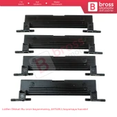 Mercedes C W204 İçin 4 Adet Tavan Oluk Çıtası Port Bagaj Kapağı 20469071829040 95*20 mm - 3