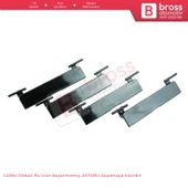 Mercedes C W204 İçin 4 Adet Tavan Oluk Çıtası Port Bagaj Kapağı 20469071829040 95*20 mm - 1