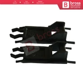 BMW 3 E46 2003-2006 Makyajlı Kasa için 8 Parça Sunroof Perde Kayar Kızak Çıta Bakalit Klips Seti thumbnail 5