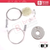 Opel Vectra B J96 1995-2004 4/5 Door İçin Elektrikli Arka Sağ veya Sol Kapı Cam Kriko Tamir Seti - 2