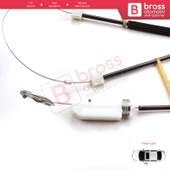 Audi TT TTS TTRS 8S FV 2014-2024 2-Kapı 8S0837461 İçin Elektrikli Sol Cam Kriko Tamir Seti - 5