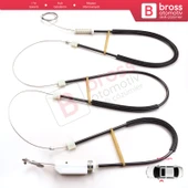 Audi TT TTS TTRS 8S FV 2014-2024 2-Kapı 8S0837461 İçin Elektrikli Sol Cam Kriko Tamir Seti - 2