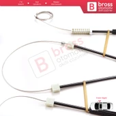 Audi TT TTS TTRS 8S FV 2014-2024 2-Kapı 8S0837462 İçin Elektrikli Sağ Cam Kriko Tamir Seti - 3