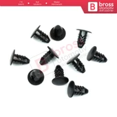 Renault Fiat İçin 10 Adet M 10 Kaplama Agraf Klipsi - 3