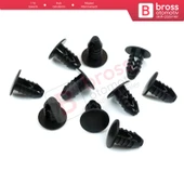 Renault Fiat İçin 10 Adet M 10 Kaplama Agraf Klipsi - 1