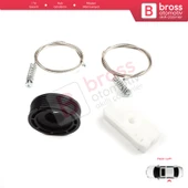 Jaguar XK8 XKR X100 1997-2006 Coupe Convertible C2N3914 İçin Arka Sol Cam Kriko Tamir Seti thumbnail 4