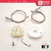 Opel Astra H A04 2004-2014 4/5 Kapı 13100424 İçin Arka Sağ Cam Kriko Tamir Seti - 3