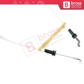 Mercedes Benz Atego Axor İçin Sağ Kapı İç Açma Teli A9737600304 - 1