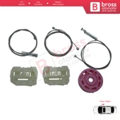 Hyundai I30 MK1 FD 2007-2012 5-Kapı 824812L001 İçin Elektrikli Ön Sağ Cam Kriko Tamir Seti - 3
