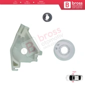 Audi A4 S4 B6 B7 8E B8 8K Seat Exeo 3R 4/5 Kapı İçin Ön Cam Kriko Tamir Sağ Köşe Makara Seti - 3