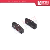 BMW 5 Serisi İçin 2 Parça Klima Düğme Kapağı 9233635; 9233644 - 5