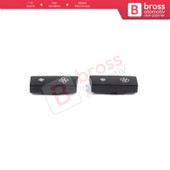 BMW 5 Serisi İçin 2 Parça Klima Düğme Kapağı 9233635; 9233644 - 2