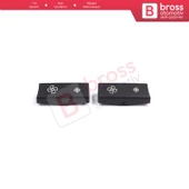 BMW 5 Serisi İçin 2 Parça Klima Düğme Kapağı 9233635; 9233644 - 3