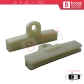 Toyota Corolla Prius Cruiser Hilux Matrix Pontiac Vibe Lexus RX İçin Kapı Cam Tutucu Kızak Klipsi - 3