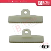 Toyota Corolla Prius Cruiser Hilux Matrix Pontiac Vibe Lexus RX İçin Kapı Cam Tutucu Kızak Klipsi - 1