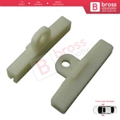 Toyota Corolla Prius Cruiser Hilux Matrix Pontiac Vibe Lexus RX İçin Kapı Cam Tutucu Kızak Klipsi - 4