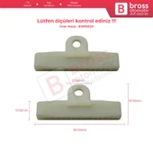 Toyota Corolla Prius Cruiser Hilux Matrix Pontiac Vibe Lexus RX İçin Kapı Cam Tutucu Kızak Klipsi - 5