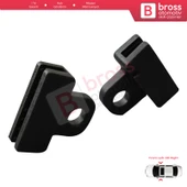 Toyota Corolla Prius Cruiser Hilux Matrix Pontiac Vibe Lexus RX İçin Kapı Cam Tutucu Kızak Klipsi - 3