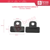 Toyota Corolla Prius Cruiser Hilux Matrix Pontiac Vibe Lexus RX İçin Kapı Cam Tutucu Kızak Klipsi - 5