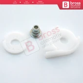 Hyundai Accent 1994-On 82404-0U010 İçin Ön veya Arka Sağ Kapı Cam Kriko Tamir Köşe Makara Seti - 3