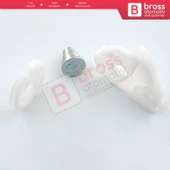 Hyundai Accent 1994-On 82404-0U010 İçin Ön veya Arka Sağ Kapı Cam Kriko Tamir Köşe Makara Seti - 4