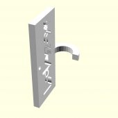 Lalezar Kişiye Özel Üretim Zincirsiz Anahtarlık Tutucu Sevgiliye Eşe Hediyelik Tag Askı Organik Plastikten - 3