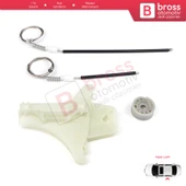 VW Jetta Golf MK5 A5 1K R32 GTI Plus 5M1 1K4839461 İçin Arka Sol Kapı Cam Kriko Tamir Seti - 1