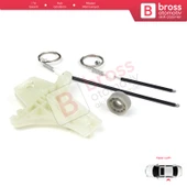 VW Jetta Golf MK5 A5 1K R32 GTI Plus 5M1 1K4839461 İçin Arka Sol Kapı Cam Kriko Tamir Seti - 5