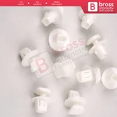 Toyota için 10 Adet Döşeme Paneli Klipsi - 5